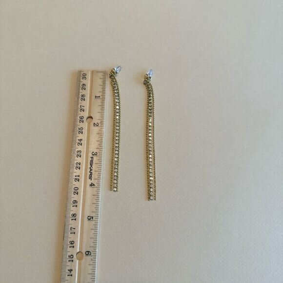 Tassel drop earrings M719 - Picture 4 of 4